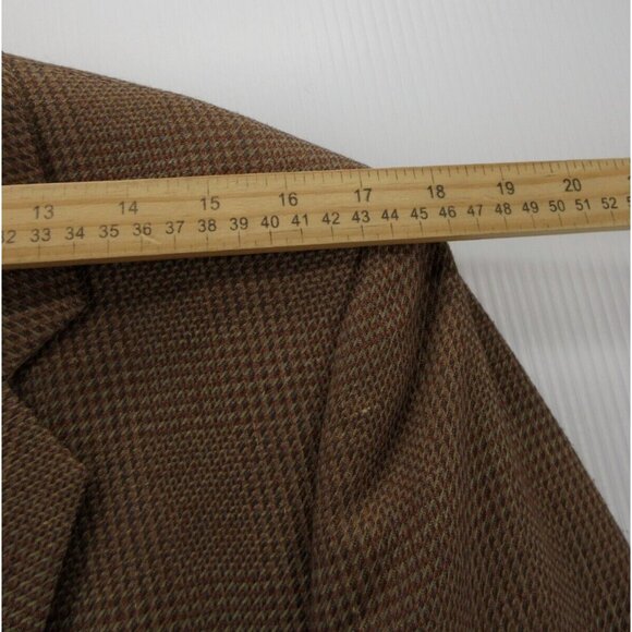 VINTAGE Christian Dior Sport Coat 40 Blazer Houndstooth Tweed USA * - Picture 7 of 15